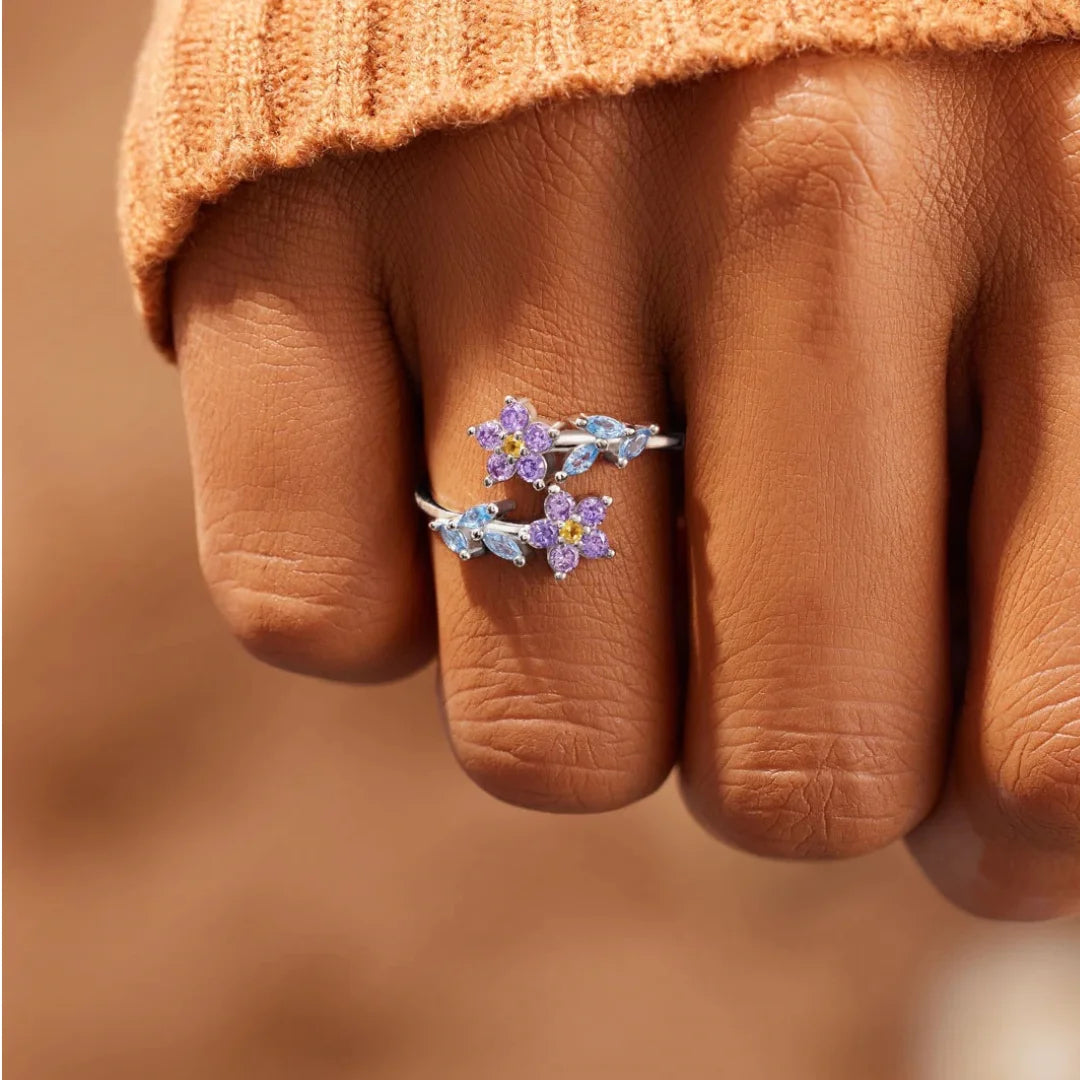 טבעת פרחים עם ברכה מרגשת מבית ונסוריני