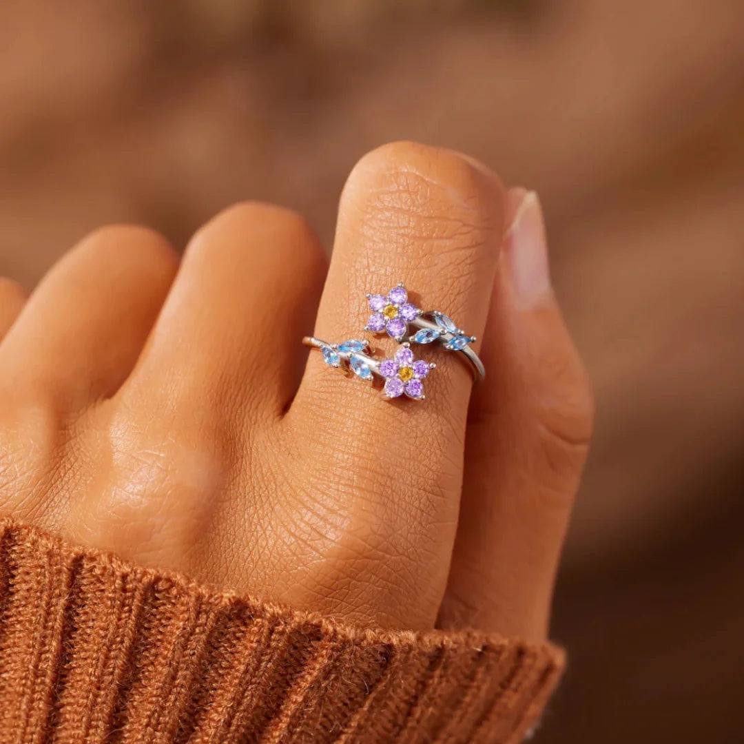 טבעת פרחים עם ברכה מרגשת מבית ונסוריני