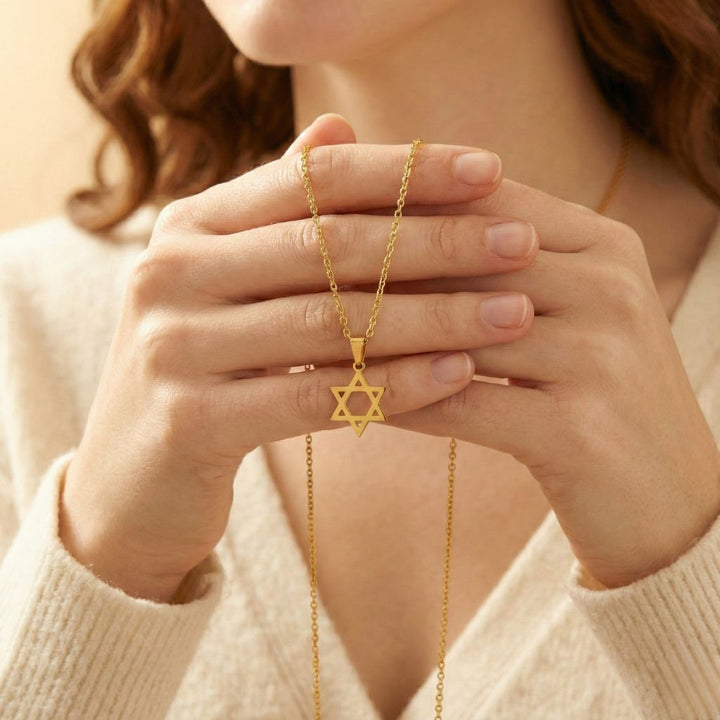 שרשרת מגן דוד לנכדה מבית ונסוריני