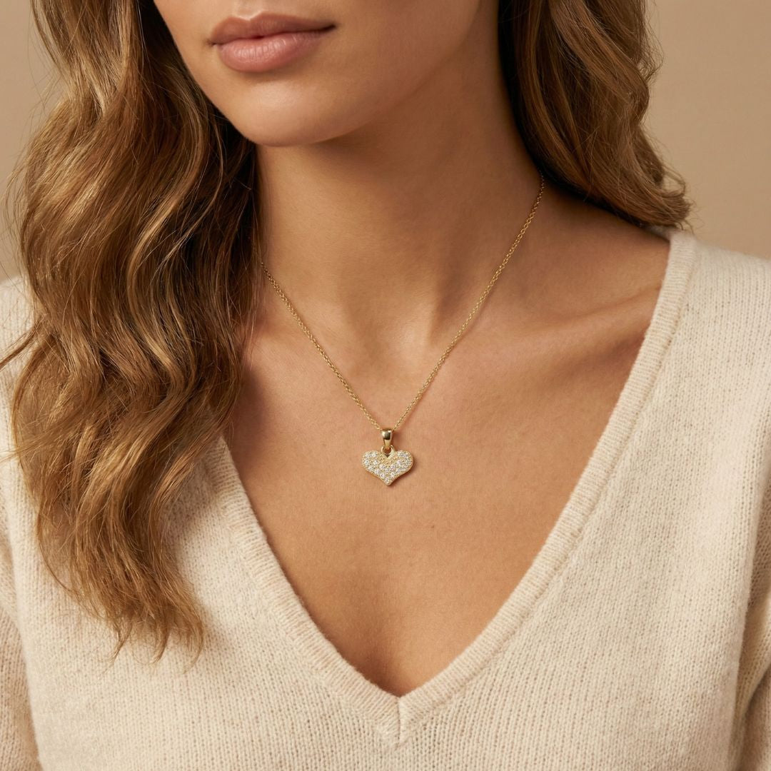 שרשרת לב לנכדה מבית ונסוריני