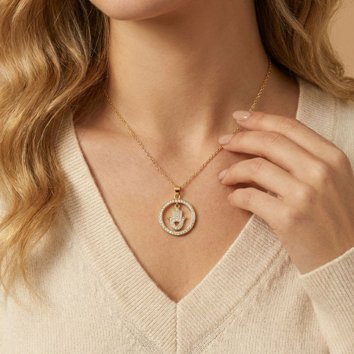 שרשרת חמסה לילדה מבית ונסוריני