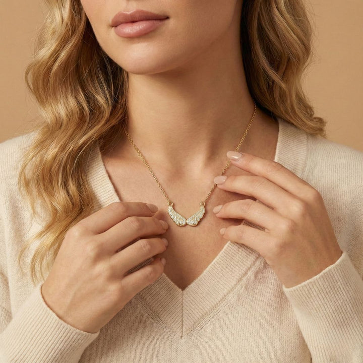 שרשרת כנפי מלאך לנכדה מבית ונסוריני