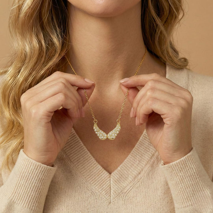 שרשרת כנפי מלאך לנכדה מבית ונסוריני