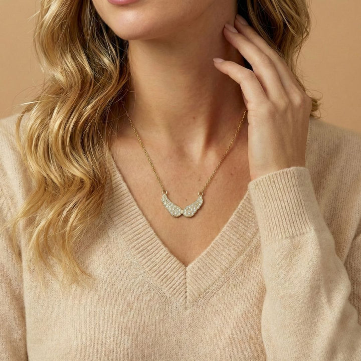 שרשרת כנפי מלאך לילדה מבית ונסוריני