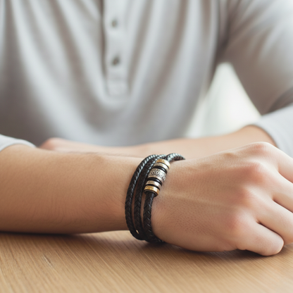 צמיד צמה לבן מבית ונסוריני