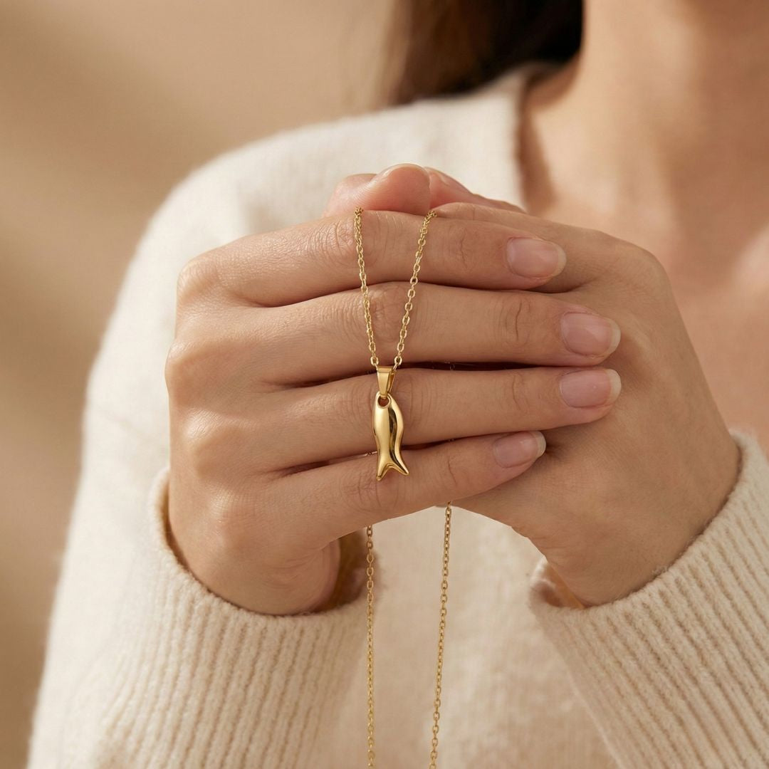 שרשרת דג מלא לנכדה מבית ונסוריני