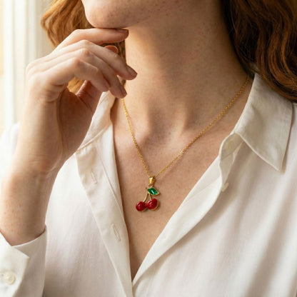 שרשרת דובדבנים לנכדה מבית ונסוריני