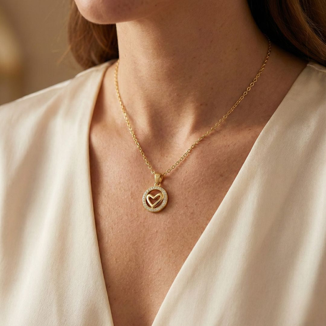 שרשרת מעגל הלב לילדה מבית ונסוריני