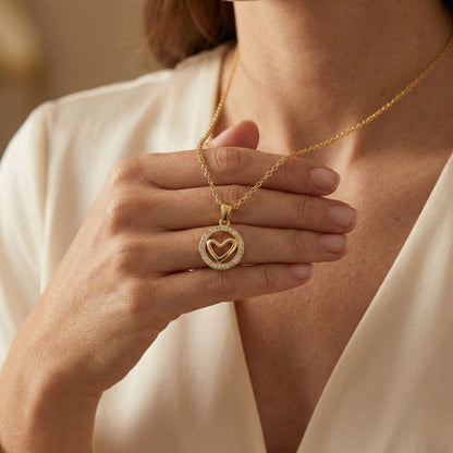 שרשרת מעגל הלב לנכדה מבית ונסוריני