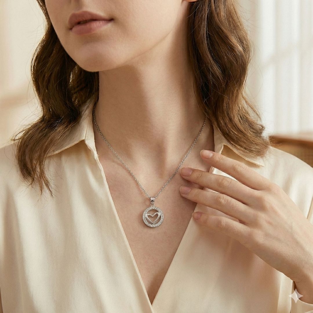 שרשרת מעגל הלב לילדה מבית ונסוריני